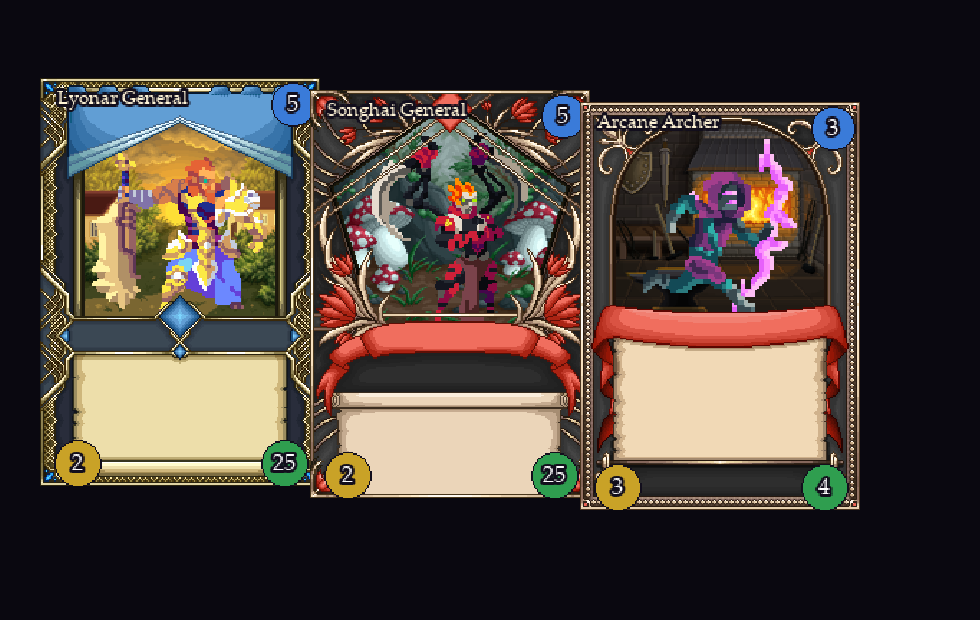 Three GameWithAll cards